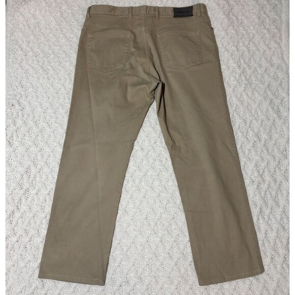 Ermenegildo Zegna Beige‎ Cotton Flat Front Casual Pants Jeans w38x28 - Picture 6 of 13